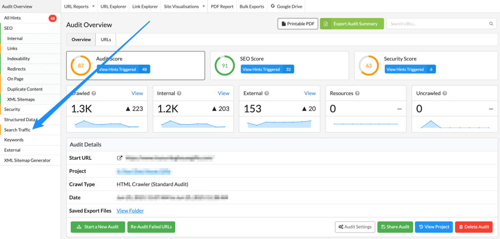 Sitebulb Audit