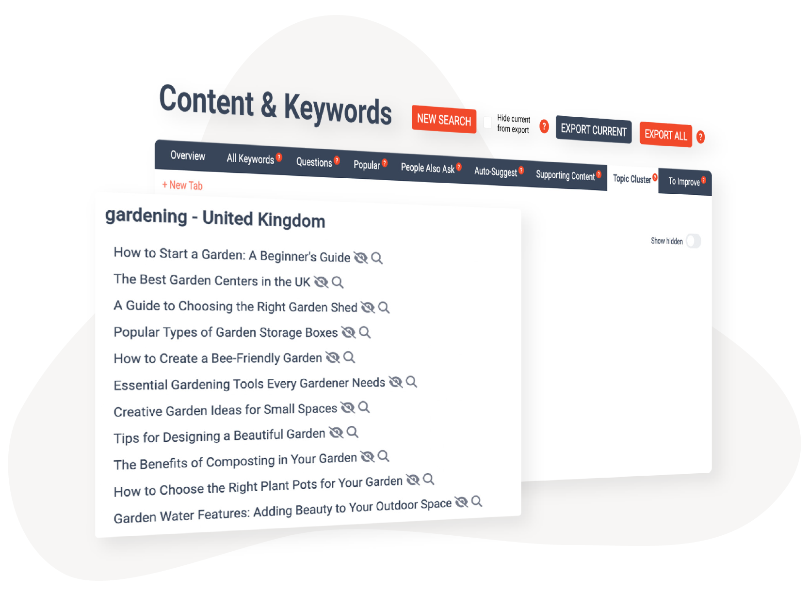 Keyword Research - Content Inspiration