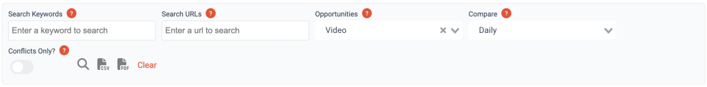 Video Opportunities